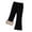 Black, variant on HAiming Girls Leggings Flared Stretch Pants Toddler Kids Fall Winter Casual Solid Color Warm Bottomed Trousers