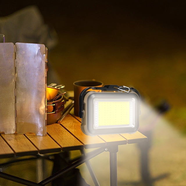 Lámpara Portátil de Trabajo Fiudx Energía Solar USB Carga de Emergencia Exterior a Prueba de Lluvia