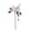 White, variant on Eoozwa Set of 4 Metal Decorative Garden Stakes with Bird & Flower Design, Spring Summer Yard Art for Lawn & Patio, Wind-Resistant Outdoor Ornaments