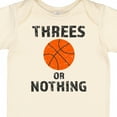 thumbnail image 4 of Inktastic Basketball Threes or Nothing Boys or Girls Baby Bodysuit, 4 of 5