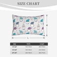 thumbnail image 4 of Naloa cute winter Gnome Pillowcase, Throw Pillowcase, Wrinkle-Free, Stain-Resistant with Hidden Zipper for Bedroom Sofa-20"x30", 4 of 6