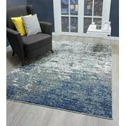 Luxe Weavers Euston Collection Area Rug 7793 Blue 8x10