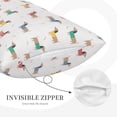 thumbnail image 3 of Sikiie Dachshund Dog Puppy Print Plush Pillow Cover, Wrinkle-proof and Stain-resistant Pillow Protector without Pillow Core, Home Decoration-20"x30", 3 of 6