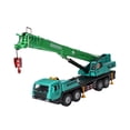 thumbnail image 3 of Camión grúa, vehículo de construcción, juguete, modelo fundido a presión, juguete, regalo, decoración realista verde, 3 of 9