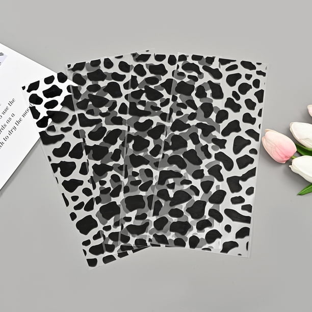 Xiao Hua 150 bolsas de celofán con cierres giratorios para dulces, galletas, repostería, pasteles, bodas, cumpleaños (negro y blanco A)