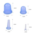 thumbnail image 4 of Jinsinto 4pcs Facial Cupping Therapy Set Anti Cellulite Silicone Vacuum Cupping Cups, 4 of 5
