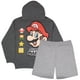 thumbnail image 3 of Nintendo Super Mario Conjunto de Sudadera con Capucha y Shorts con Zíper para Niños, 2 Piezas (Niños Grandes), Diseño de Bowser y Mario Kart, Tallas 812, 3 of 15
