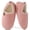 Pink, variant on BERANMEY Soft Memory Foam Slippers for Women and Men, Fuzzy Curly Fur House Slippers with Non-Slip Rubber Sole, Cozy Indoor Closed Back Home Shoes for Family