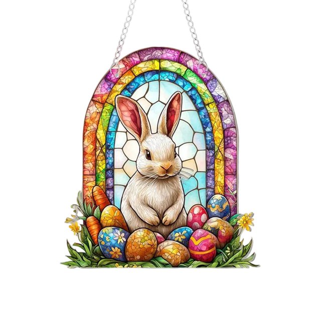 Small Sheep Rabbits 2D Acrylic Hanging Home Bedroom Living Room Pendant Decoration