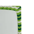 thumbnail image 2 of Ambesonne Green Fitted Sheet, Wavy Lines Irish Cultural, Full Size, Lime Green Dark Green, 2 of 2