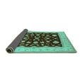 thumbnail image 2 of Ahgly Company Indoor Rectangle Oriental Turquoise Blue Industrial Area Rugs, 8' x 12', 2 of 4
