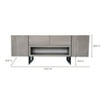 thumbnail image 3 of Moe's Home Collection Tiburon Wood Media Unit Gray Color, 3 of 5