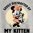 thumbnail image 3 of Easily Distracted By Kittens Minnie  - Toddler & Youth Crewneck Fleece Sweatshirt, 3 of 5
