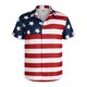 thumbnail image 4 of Camisas de moda para hombre con bandera hawaiana de Estados Unidos, ropa de marihuana, blusa de manga corta con estampado 3D para playa, ropa vintage Y2k, 4 of 5
