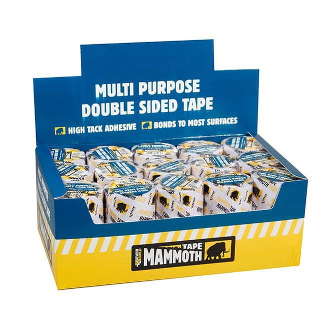 Everbuild Mammoth Ruban Adhésif Polyvalent Double Face 50 mm x 5 m