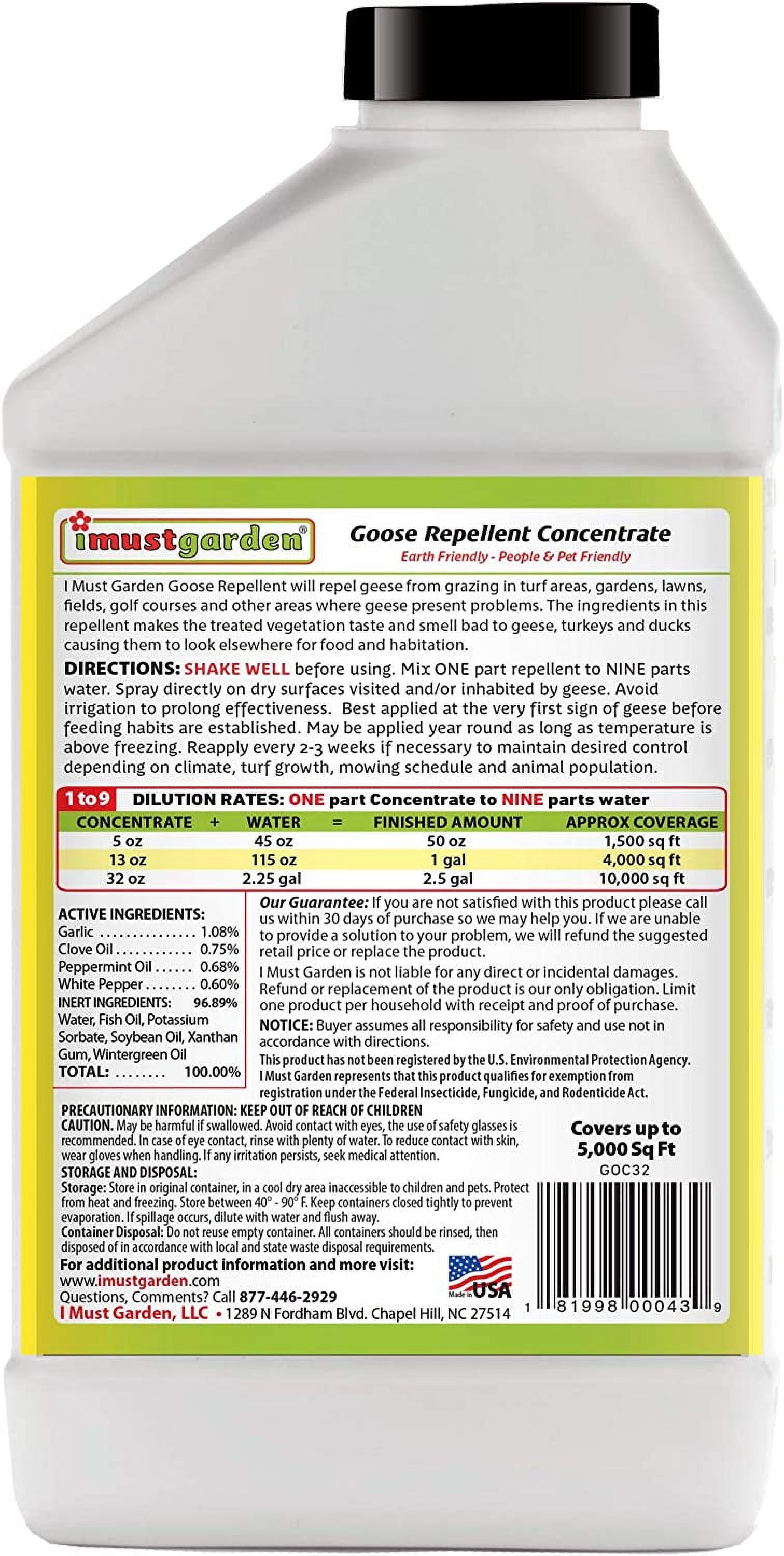 I Must Garden Goose Repellent - 32oz Concentrate