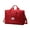 Red, variant on Foldable Travel Duffle Bag - Lightweight 35L Overnight Bag with Shoe Pocket, Ideal for Weekend Getaways, Gym, and Camping - Stylish and Durable Design(Red)