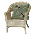 thumbnail image 3 of Liora Manne Frontporch Buzzy Bees Indoor Outdoor Decorative Pillow Green, 3 of 6