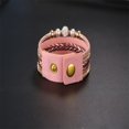thumbnail image 3 of Accesorios de joyería de tejido de pulsera de diamantes de imitación de terciopelo de moda con cuentas (rosa), 3 of 3