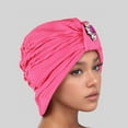 thumbnail image 3 of SUNSIOM Turbans pour Femmes Design Strass Décontracté Élégant Tête Tressée Turbans, 3 of 5