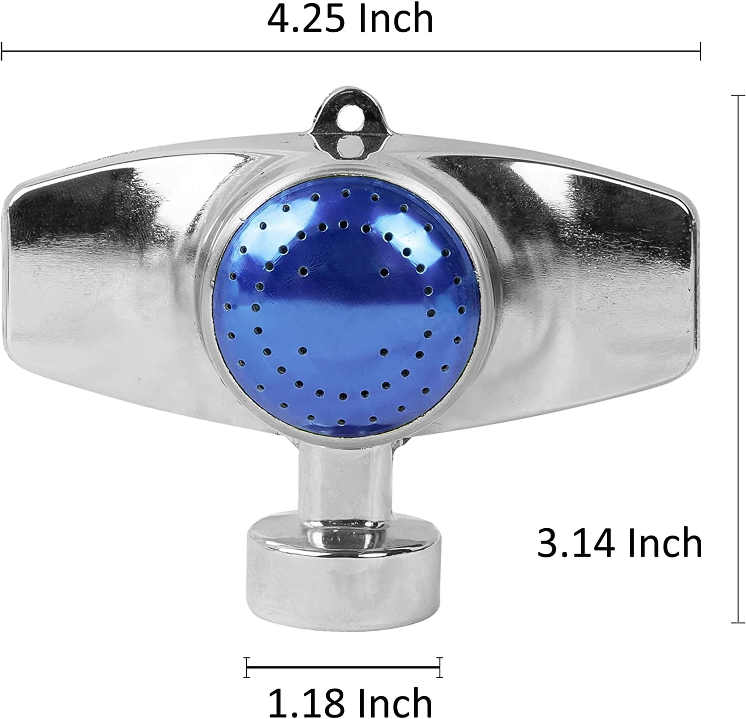 360 Degree Metal Spot Sprinkler, Lawn Sprinklers for Yard, Circle Pattern Sprinkler with Gentle Water Flow for Small Area Yard Lawn Garden Watering, Coverage Up to 30FT (4)
