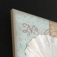 thumbnail image 7 of Gango Home Decor Traditional Coastal Seashell Wall Art; Four Blue 8x8in Wood Mounted Prints, 7 of 7