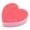 Pink, variant on QIDESHIP Heart Shaped Non-Scratch Scrub Sponge, 2-Sided Kitchen Cleaning Sponge for Dishes, Pots & Pans, Soft Cellulose Scourer for Non-Stick Cookware, 3.54 Inch