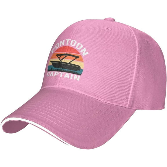Pontoon Captain Baseball Cap Women Cowboy hat Men Hats Sun Hat Dad Hat Trucker hat Black
