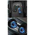 thumbnail image 3 of Qpednta 15Pcs Blue Dolphin Car Seat Covers Set with Steering Wheel Cover, Automotive Protector Set Includes Seat Belt Pads, Trash Bin, Cup Coasters, Vent Organizer, Universal Fits for Sedan Truck, 3 of 7