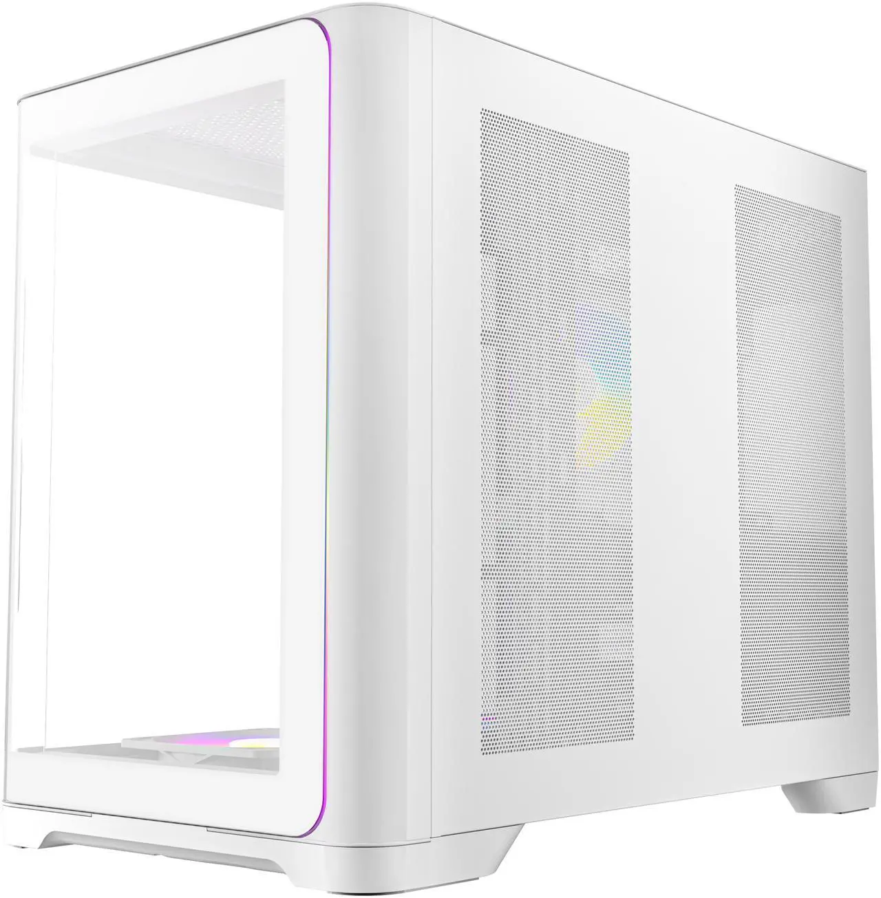 Antec C5 Curve ARGB, 4 x 120mm ARGB PWM Fans Included, Up to 10 Fans Simultaneously, Type-C 3.2 Gen 2 Port, Curved Tempered Glass Front & Side Panels, 360mm Radiator Support, Mid-Tower ATX PC Case