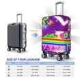 thumbnail image 6 of Lsque Geometry Dash Printed Luggage Cover, Travel Luggage Protector,Scratch and Dirt Resistant, Fits 18-32 Inch Luggage - Large, 6 of 9