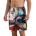 thumbnail image 2 of Harley Quinn Mens Swim Trunks Quick Dry Board Shorts With Mesh Lining, Beach Shorts Swimwear Bathing Suits, 2 of 7