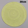 thumbnail image 3 of CAROOTU Tapis de Table à Manger Rond en Coton Résistant à la Chaleur pour la Maison Protège la Table des Brûlures, 3 of 7