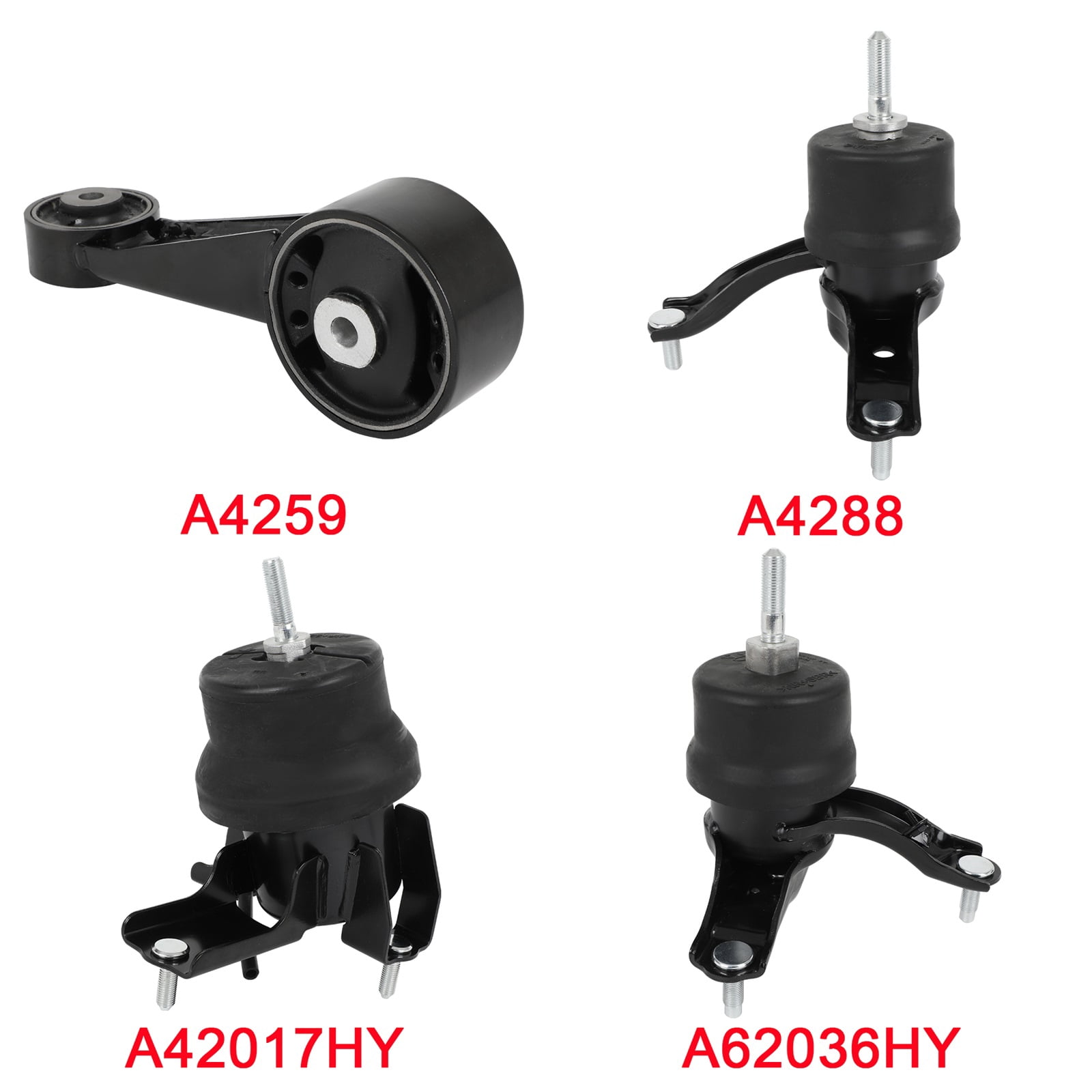 ECCPP Engine Motor Mount Transmission Mount and Torque Strut Mount Set Fit For Toyota Camry 2007-2017, Avalon 2008-2012 3.5L, Automatic Transmission 9538 9236 9884 9238