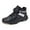Black, variant on Boys Winter High Top Canvas Boots Warm Ankle Booties Non Outdoor Shoes for Kids Toddler Children Youth,Toddler Girl Shoes,Boys Shoes,Size:6-7 Years