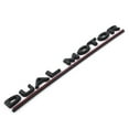 thumbnail image 5 of BFY Dual Motor Emblem Decals 3D Letter Rear Trunk Sticker For Tesla Model 3 Y X S Black, 5 of 5