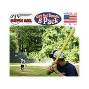 Wiffle Ball 6 Baseballs Official Size - 6 Pack and Wiffle Ball 32 Bats 2 Pack, Gift Set Bundle