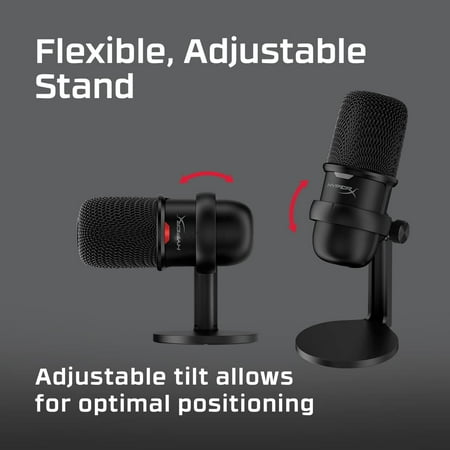 HyperX - SoloCast Wired Cardioid USB Condenser Gaming Microphone