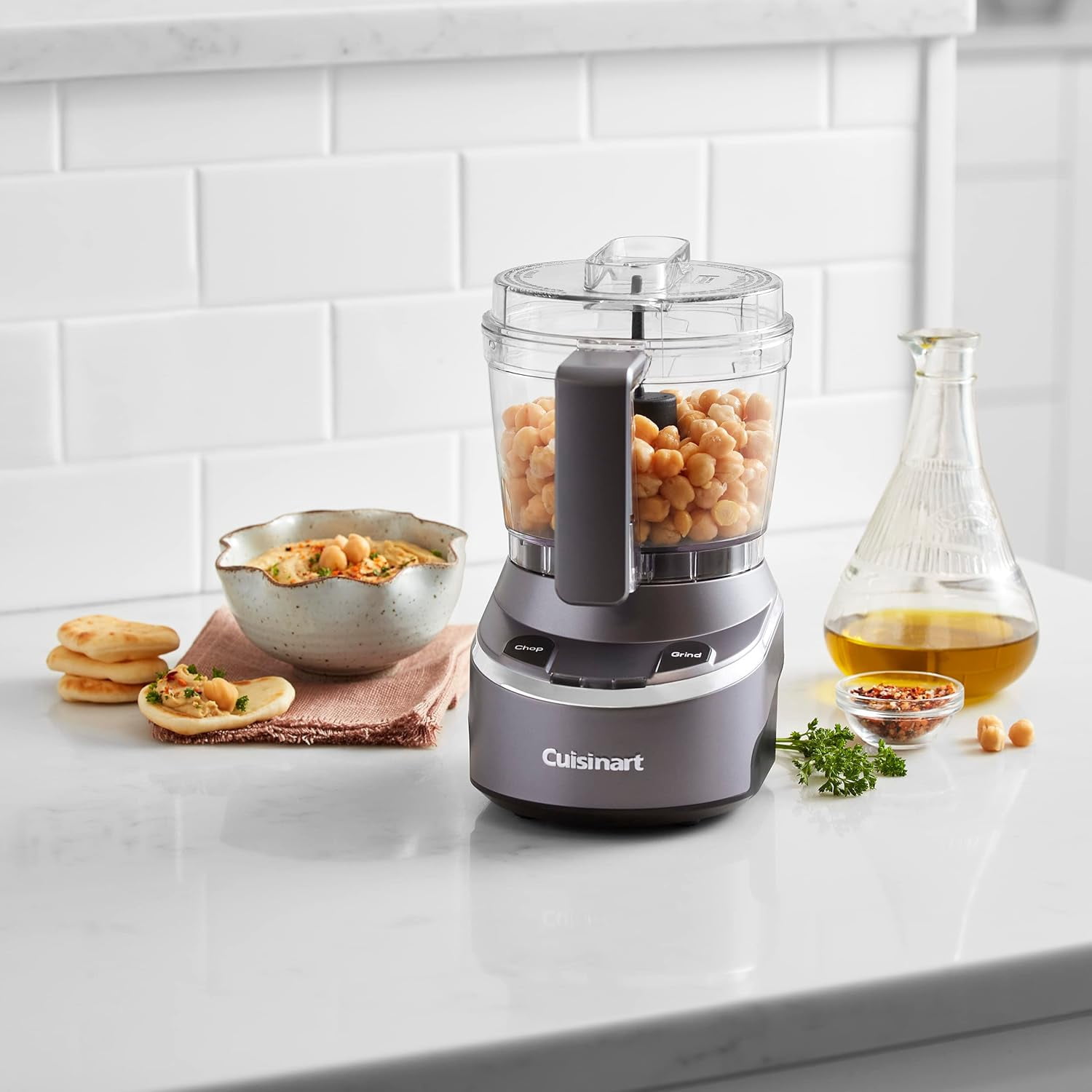 Cuisinart EvolutionX 4 cup Electric Food Choppers, Gray, Rmc-100