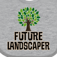 thumbnail image 4 of Inktastic Future Landscaper Horticulture Specialist Boys or Girls Baby Bib, 4 of 4