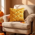 thumbnail image 2 of Halloween Pillow Covers 18x18 Fall Thanksgiving Pumpkin Throw Pillow Cases, Watercolor Maple Leaf Decorative Couch Pillow Covers for Sofa Living Room, Linen Blend Fall Decor by OVFUIZ, 2 of 8