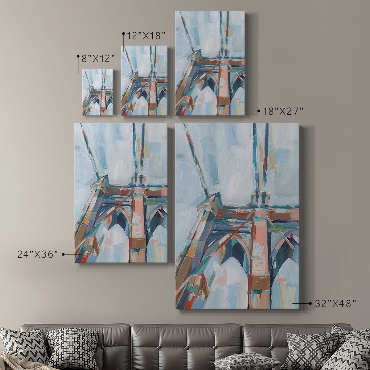 Big City Colors I Premium Gallery Wrapped Canvas - Ready to Hang