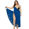 thumbnail image 2 of Uniexcosm Women Plus Size Hollow Out Bikini Cover Up Loose Beach Wear Dress, 2 of 5