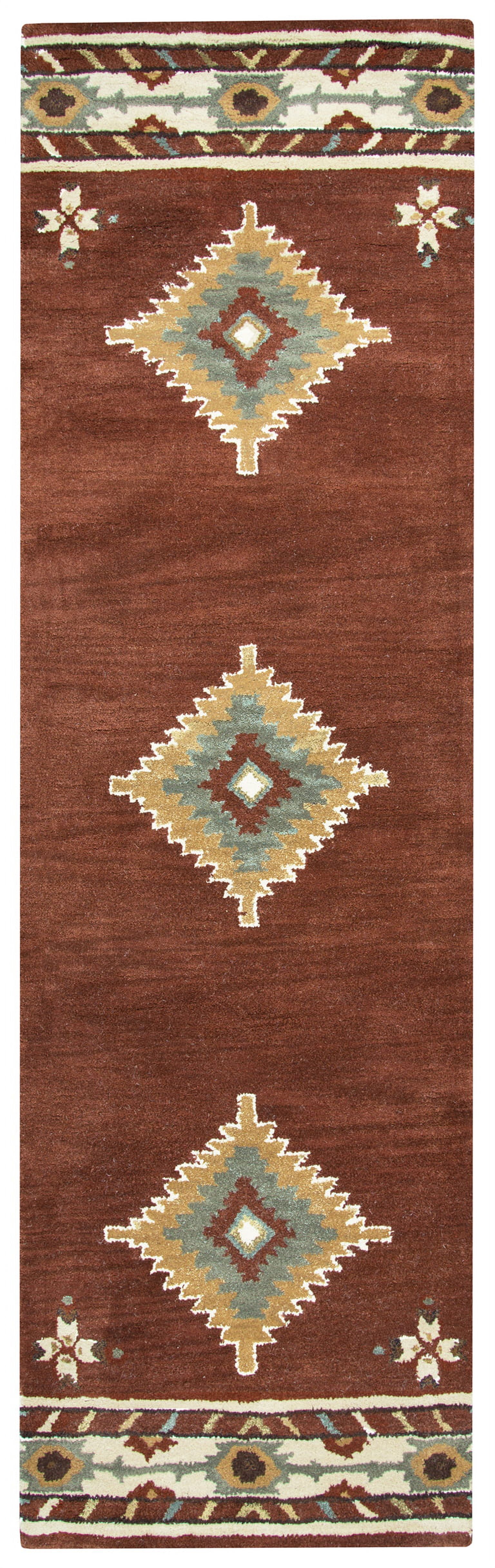 Rizzy Rugs Southwest Area Rug SU1822 Rust Jagged Star 2' 6