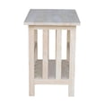 thumbnail image 3 of Pemberly Row 1 Shelf Solid Para Wood Magazine End Table in Natural, 3 of 8
