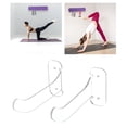 thumbnail image 4 of Almencla Acrylic Yoga Mat Holder Rack Hanging Wall Mount Storage Shelf for Gym Home Yoga Clear, 4 of 8