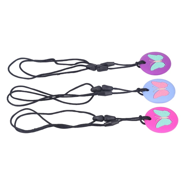 Juguete de dentición para bebés, 3 piezas, lindo juguete de dentición de silicona con forma de mariposa para bebés, juguete de dentición para bebés de valor excepcional