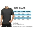 thumbnail image 7 of GENTS BLISS Crew Neck Men T shirts Short Sleeve Shirts for Men Contrast Lines Casual Men Shirts, 7 of 7