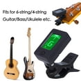 thumbnail image 6 of Clip-On Digital Electronic Tuner for Guitar, Bass, Violin, Ukulele, Banjo with Universal Chip, Anti-Oxidation Shell and Silicone Pad, 6 of 9