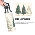thumbnail image 4 of Yayeee 33oz Insulated Water Bottle Double Wall Stainless Steel with Flip Straw Lid, Hand Drawn Christmas, 4 of 7